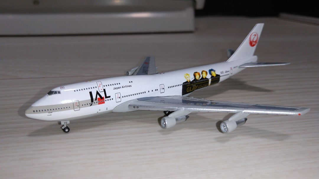 非売品・JAL日本航空B747-400 1/500 ドリームエクスプレス号 希少 JAL