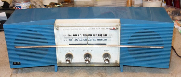 三菱の真空管ラジオ | じんけいの修理日記