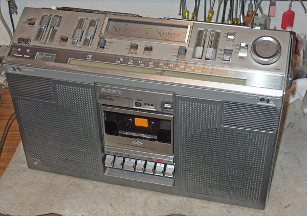 また来たソニーのラジカセCFS-686 | じんけいの修理日記