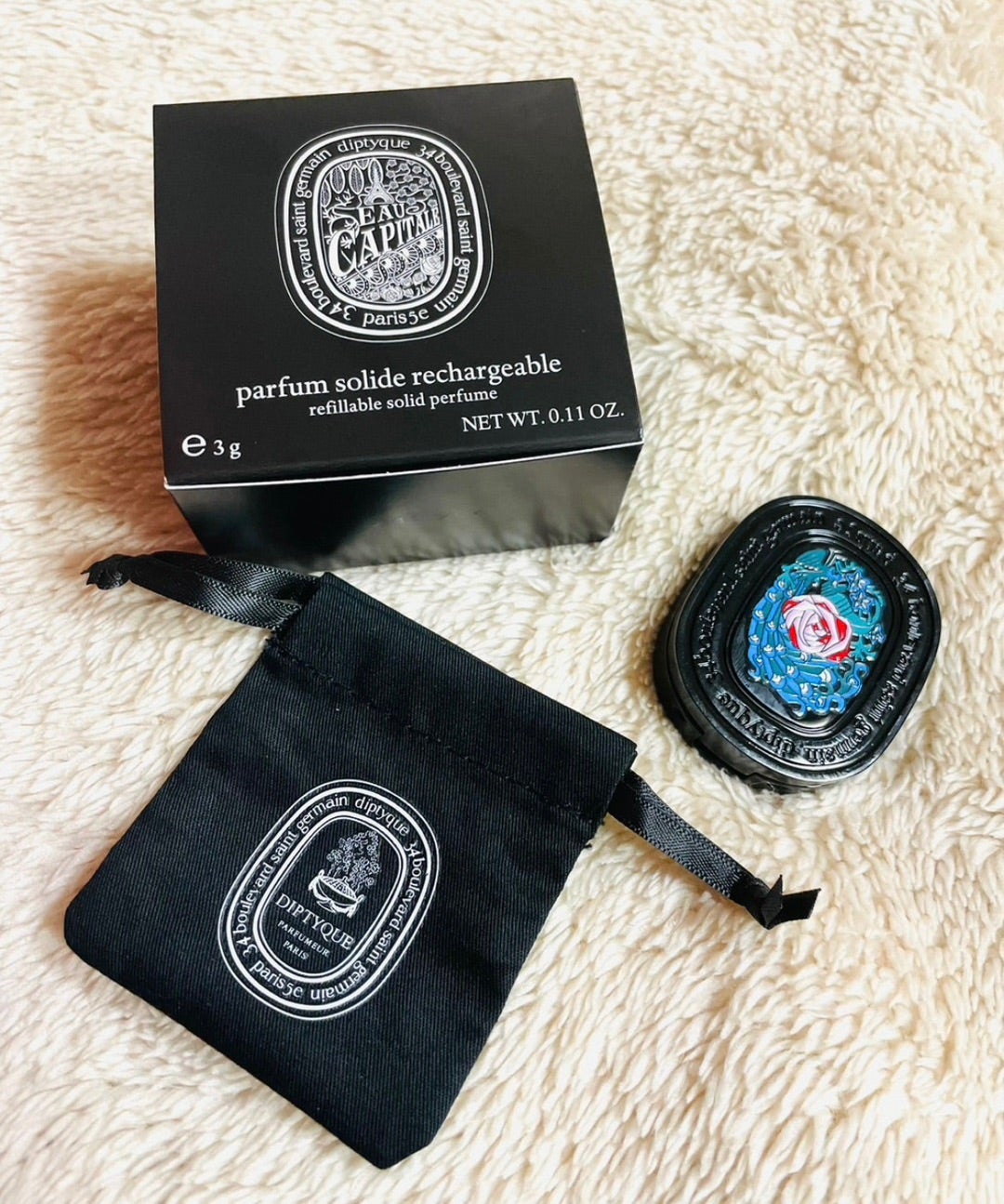 シックな大人の薔薇。練り香水 ディプティック ソリッドパフューム