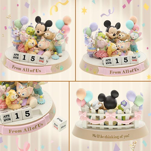 ミッキーとダッフィーフレンズのスマイルすぎるカレンダーが発売