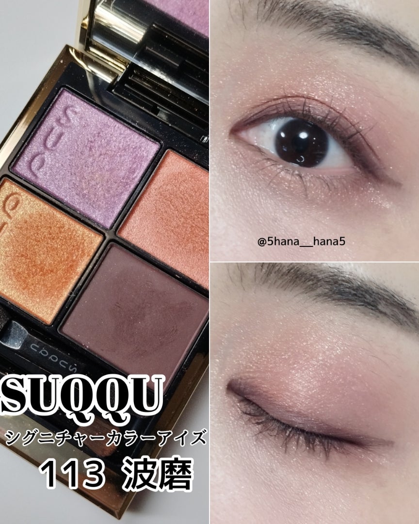 SUQQUシグニチャーカラーアイズ113 波磨 | ＃Hana Beauty Log