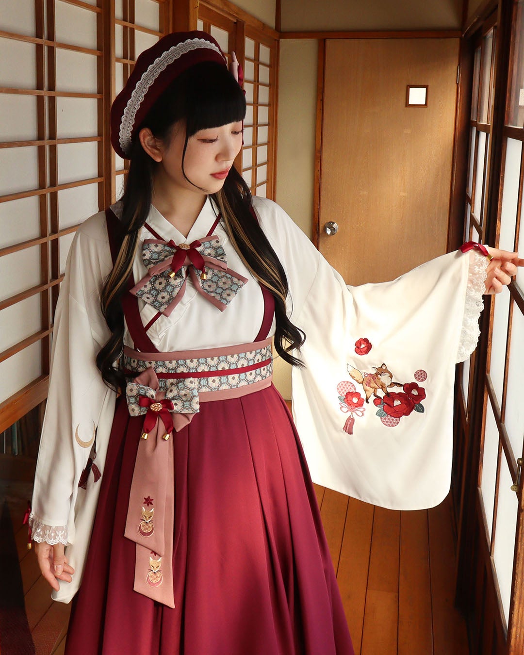 ◇月夜の狐と寒椿◇ | Amavel BLOG