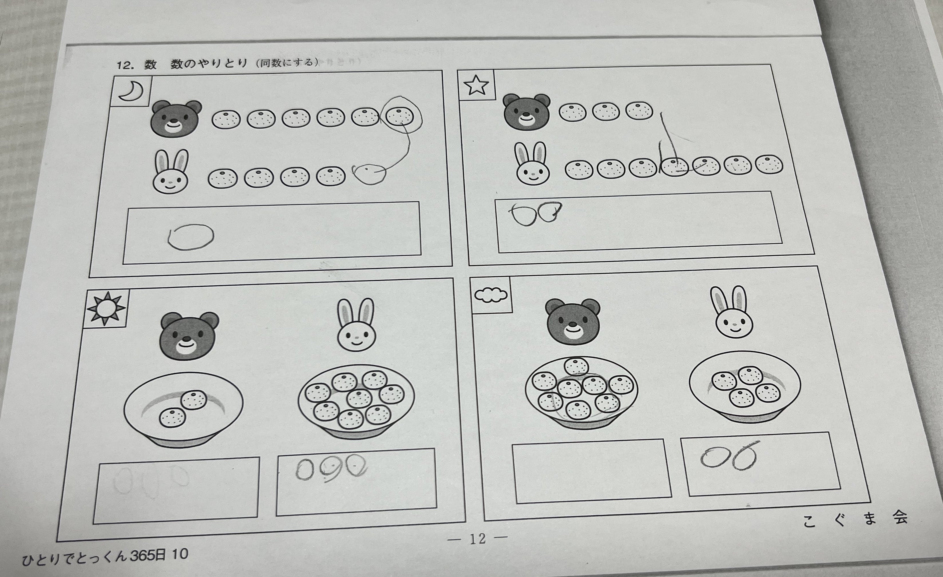 値引き【5冊で2000円】⑧ずけいこうせい こぐま会 値引き【5冊で】⑧ず