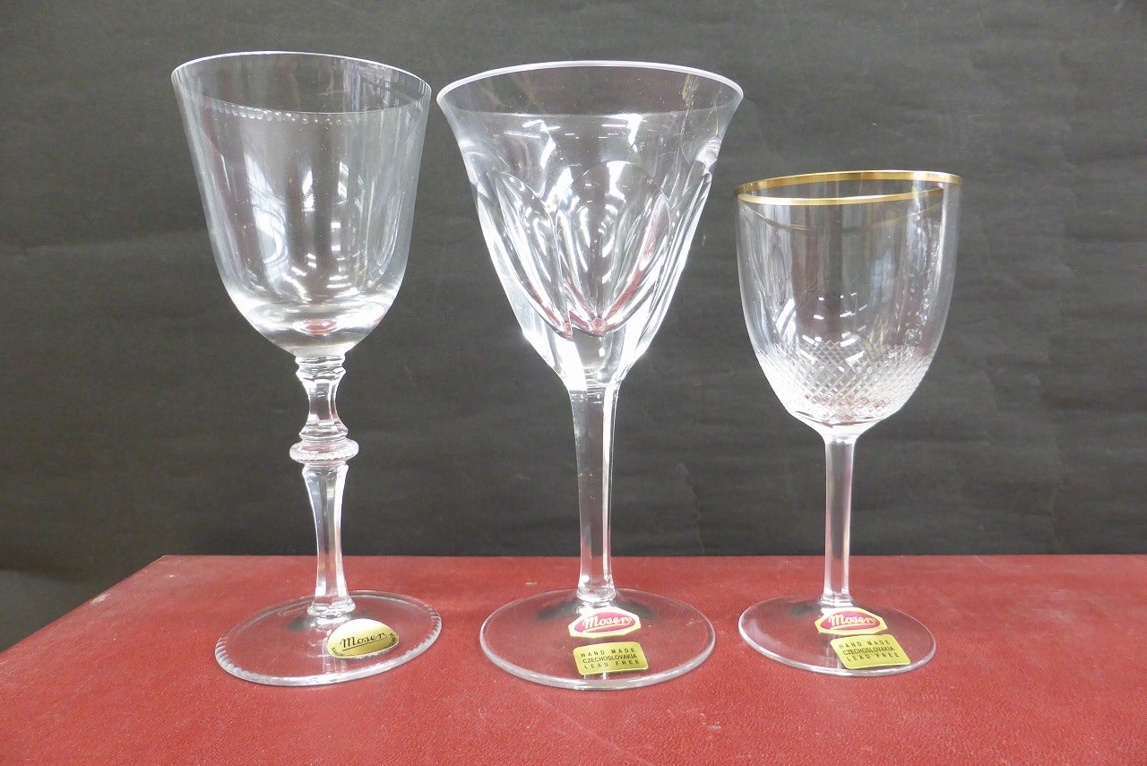 モーゼル クリスタル MOSER テーブルセット ワイングラス リキュール