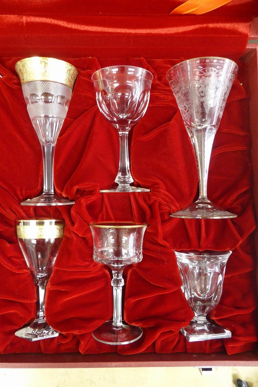 モーゼル クリスタル MOSER テーブルセット ワイングラス リキュール