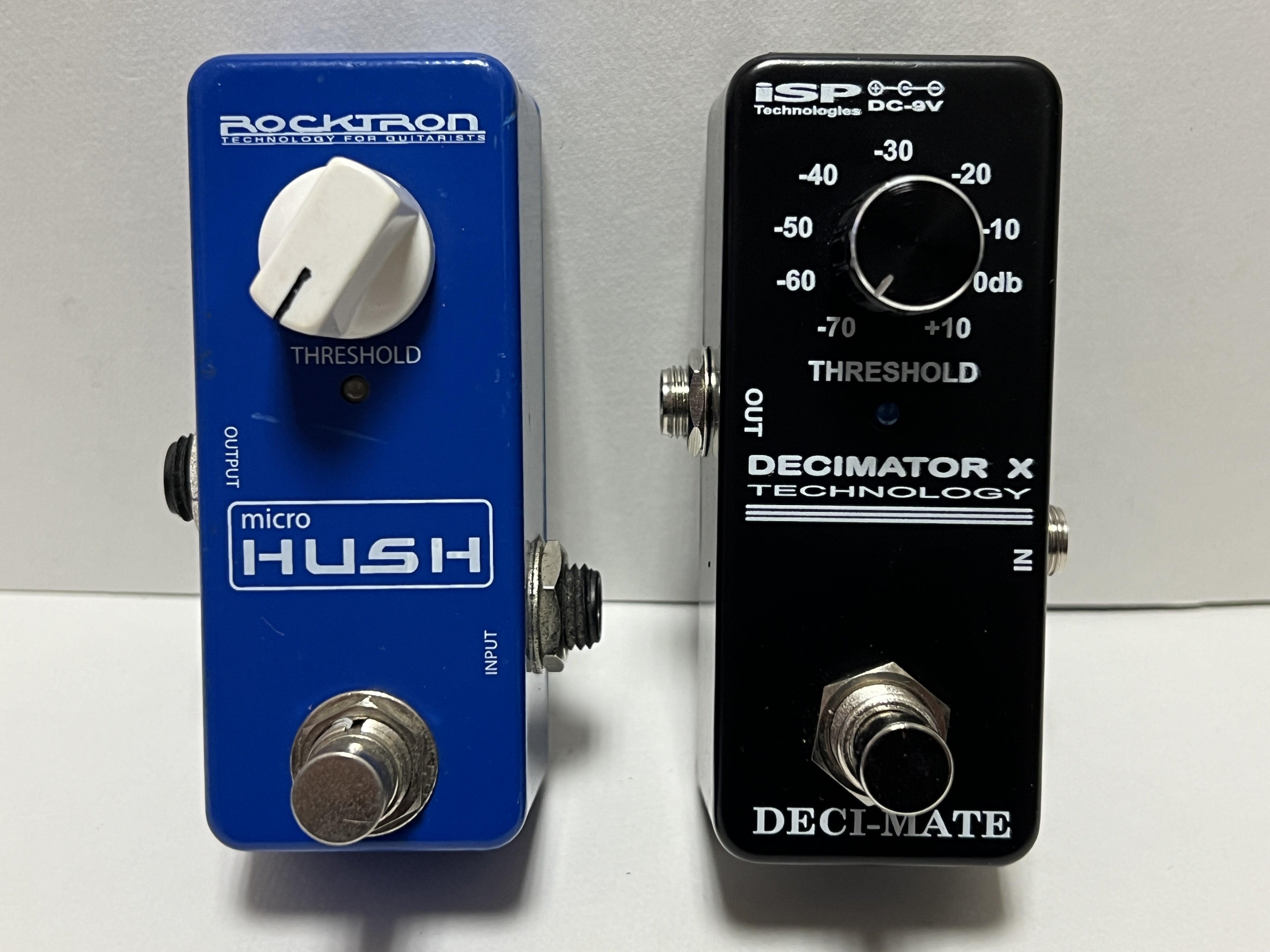 Rocktron micro HUSH」と「ISP micro DECIMATER」 | 山アリ谷アリ平地ナシ