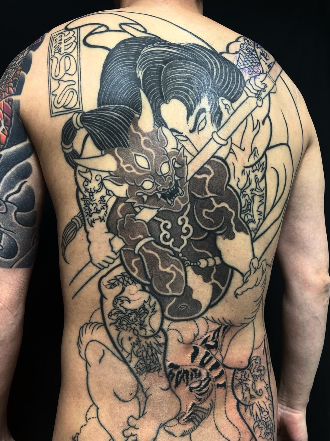 日本伝統刺青【九紋龍 史進（水滸伝）・鬼退治】 | 神戸三宮のタトゥー