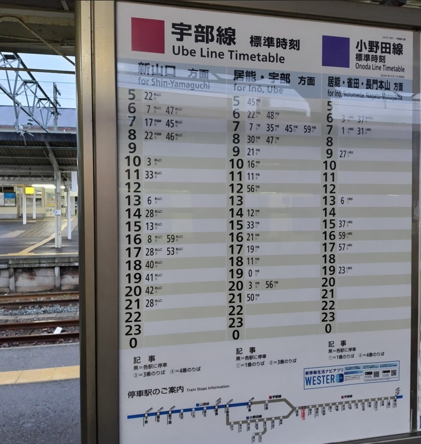 宇部新川駅で長門本山行き列車に乗車♪ | 青春18きっぷローカル線旅！