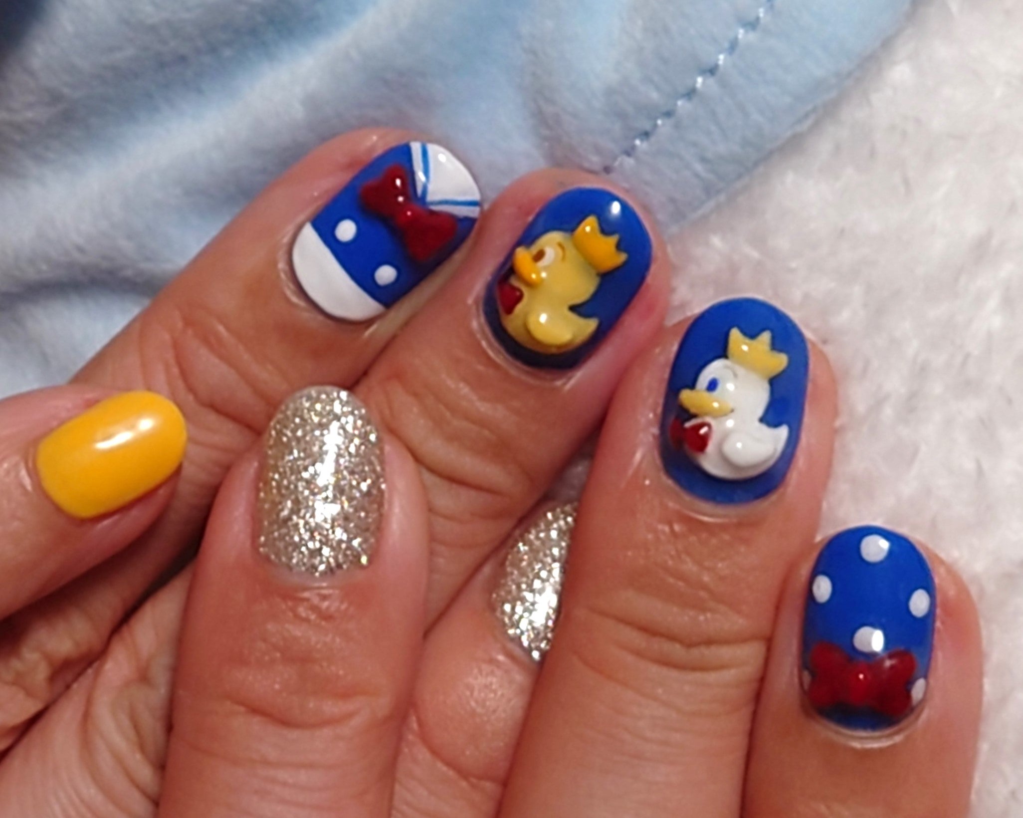 3Dネイルパーツ パルパルーザ ドナルド クワッキー ダックシティ