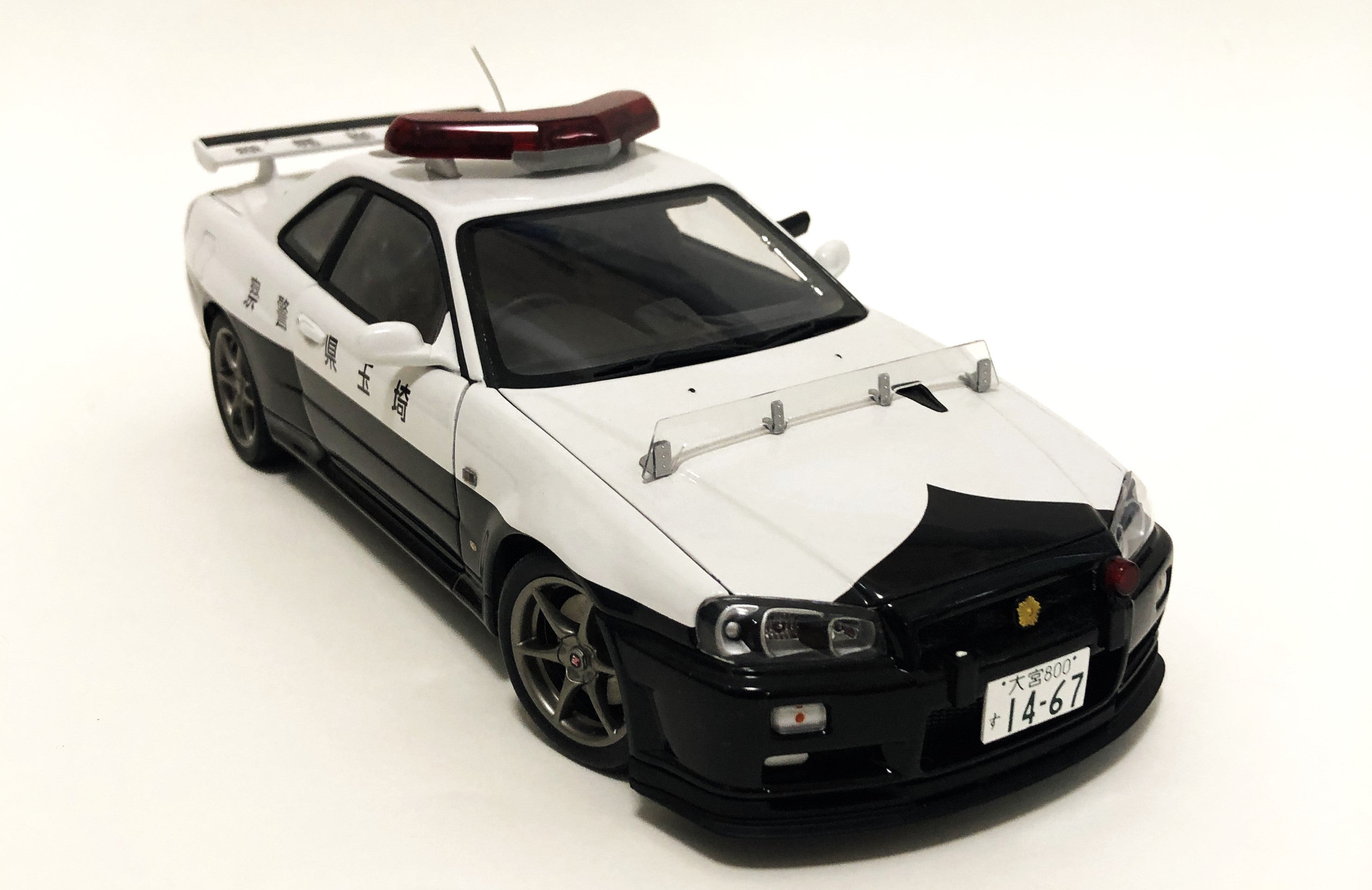 日産スカイライン GT-R R34 埼玉県警 1/18 オートアート | てんひゃん