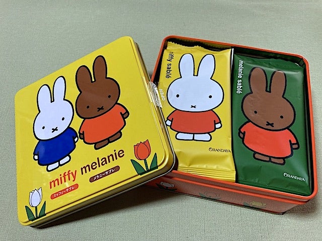 ミッフィーzakka フェスタ】2024＜ミッフィー・メラニーサブレ角缶