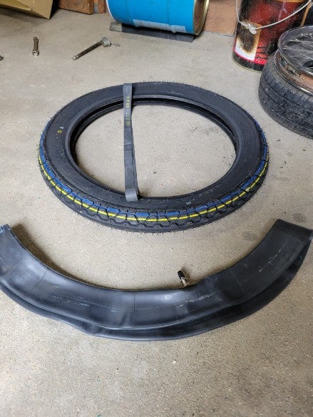 スーパーカブ70改がパンクした・・・タイヤ交換だ！ | Bogy