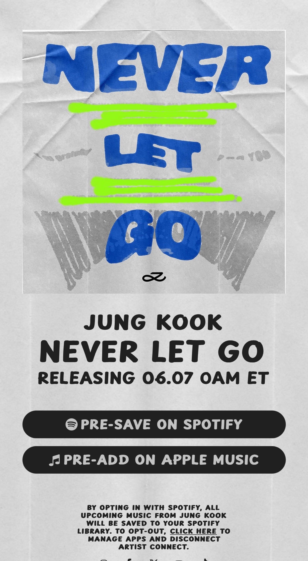 グクからARMYへ「Never Let Go」♪ | 매일 매일 ジョングク♡& BTS