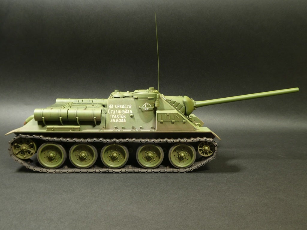タミヤ 1/25 SU-100 ソビエト襲撃砲戦車ジューコフ（その10＜完成