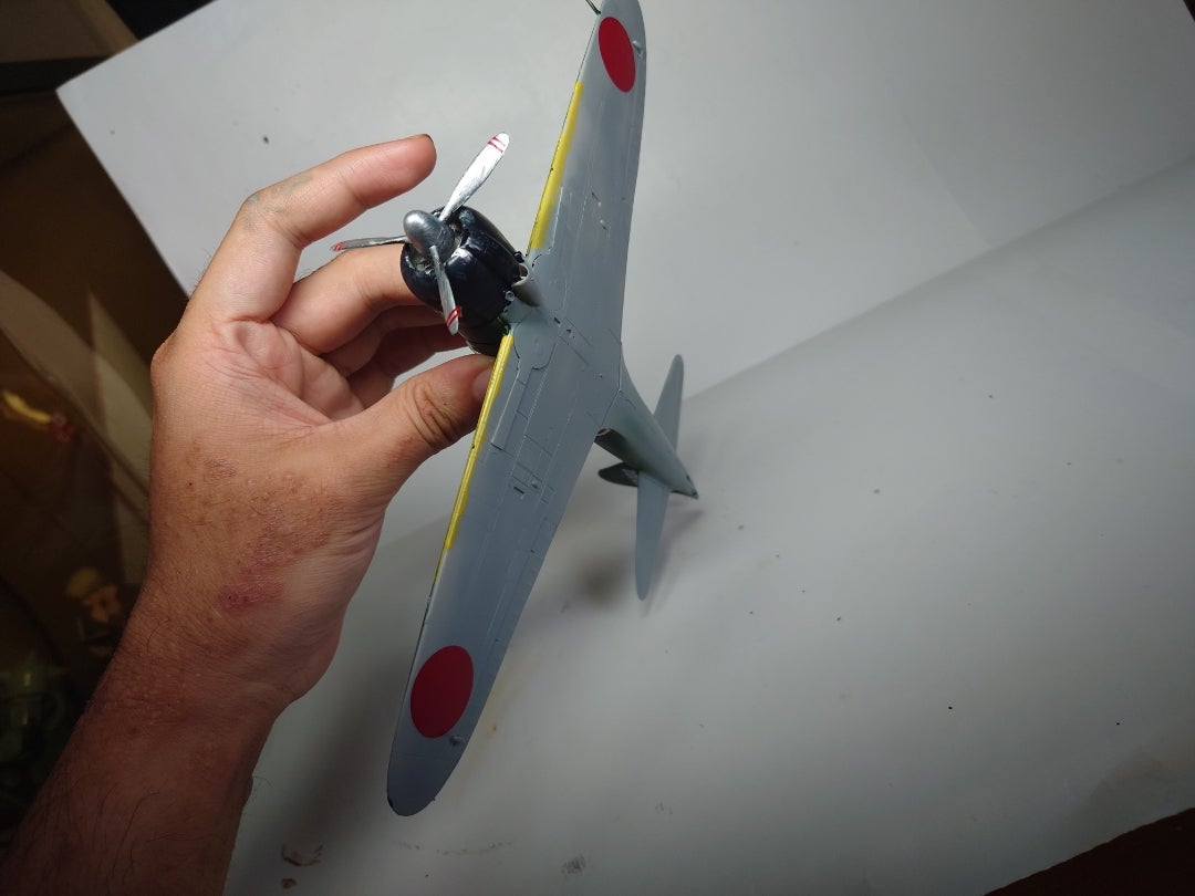 完成&製作記】タミヤ 1/48 零式艦上戦闘機21型 岩本徹三飛曹長搭乗機