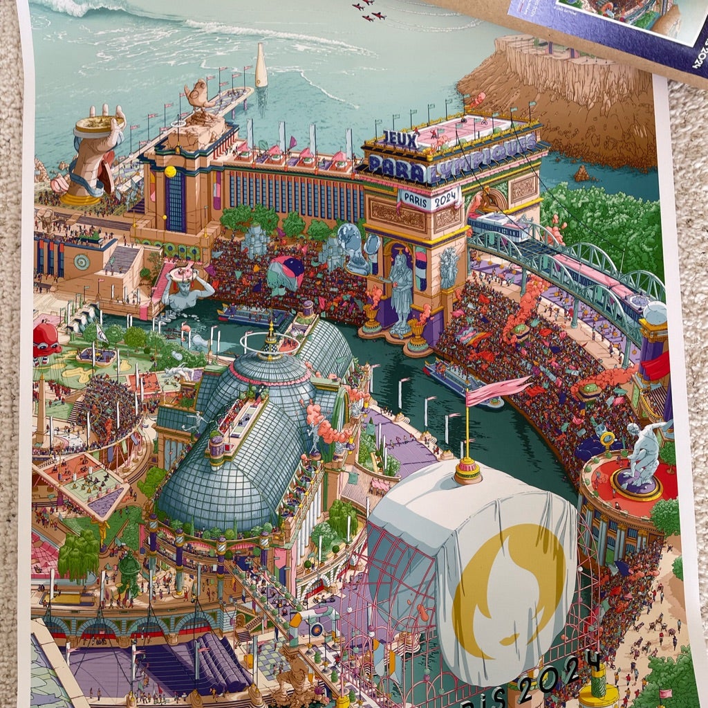 パリオリンピックとエルメスの人気デザイナーさんのコラボ品はポスター