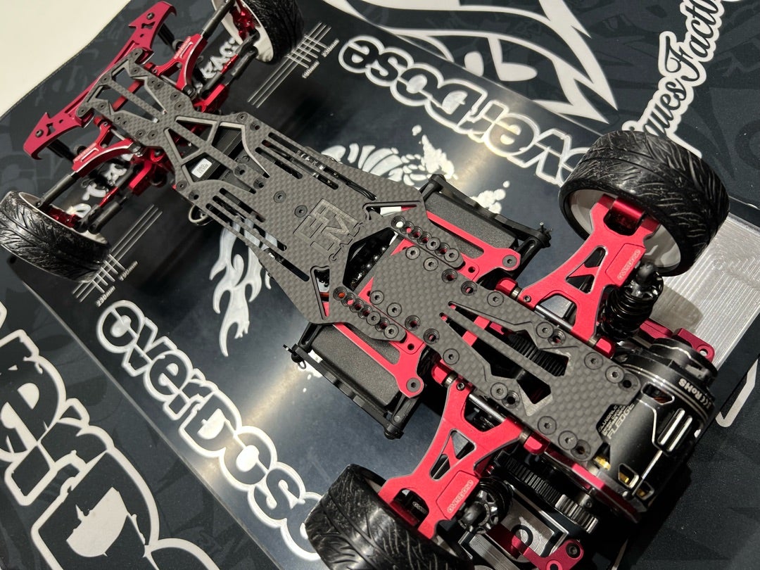 オーバードーズ アジャスタブルフロントサスアームtype-2 ドリラジコン