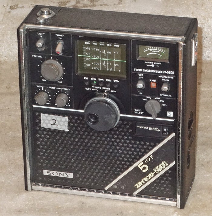 ソニーのスカイセンサーICF-5800 1台目 | じんけいの修理日記