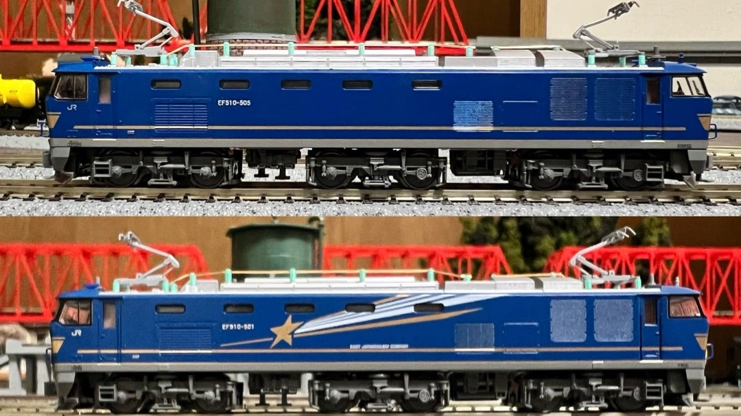 KATO 3065-8“EF510-500 JR貨物色（青）”入線。〜その2〜 | Swallowtail