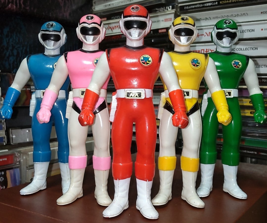 ソフビ「超新星フラッシュマン」 | 特撮しか食さない男のブログ