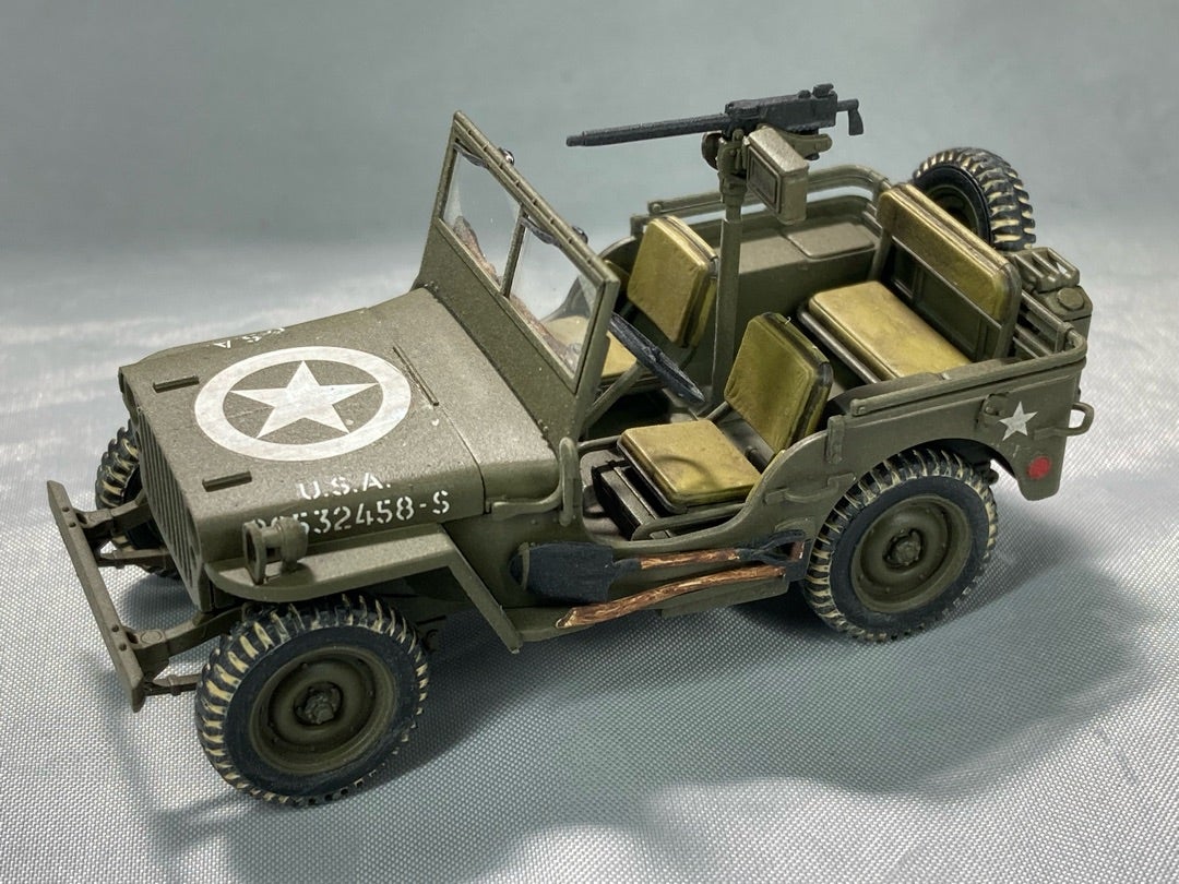 1/48 ウィリスジープ ミニカー2台 1/48 ウィリスジープ ミニカー