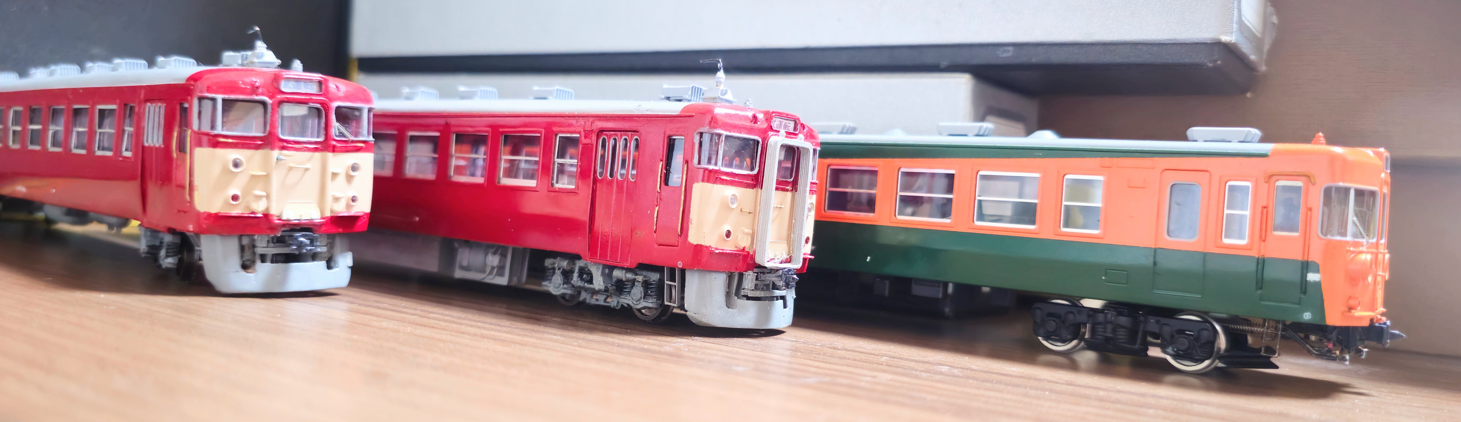 国鉄711系試作車とクハ155湘南色 | masa の鉄道模型の部屋