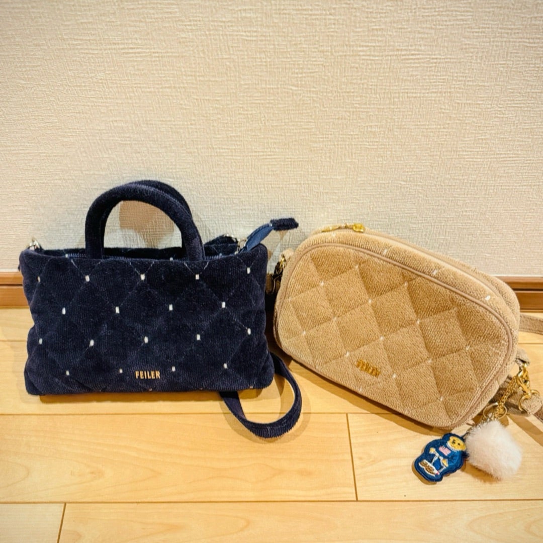 タグ付き新品【フェイラー】ユニ ミニショルダー ブラック タグ付き