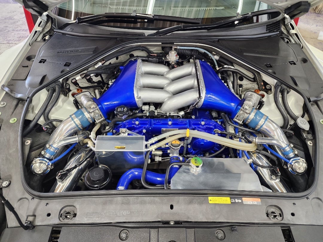 RZ34前置きインタークーラー取り付け開始とR35フルチューン