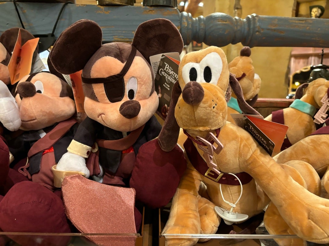 上海ディズニー グーフィー カリブの海賊 海賊 ぬいぐるみ 新品タグ