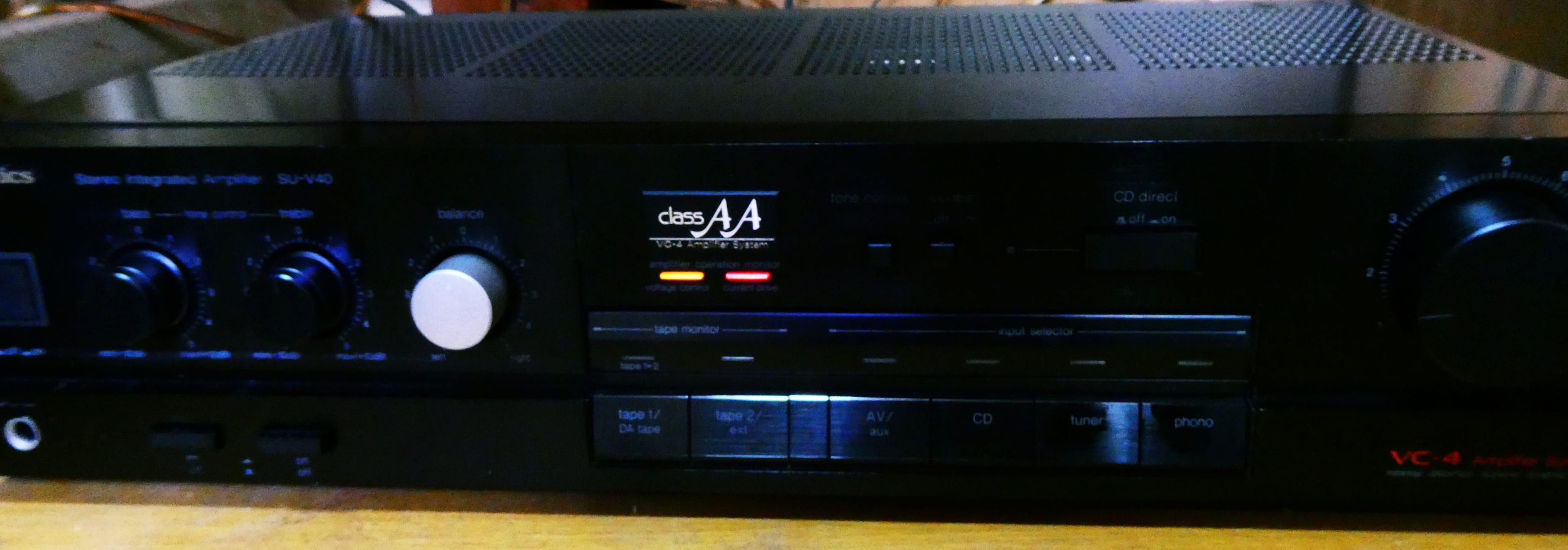 TechnicsのSU-V40 | 時代遅れの音楽と時計と写真とオーディオとその他と