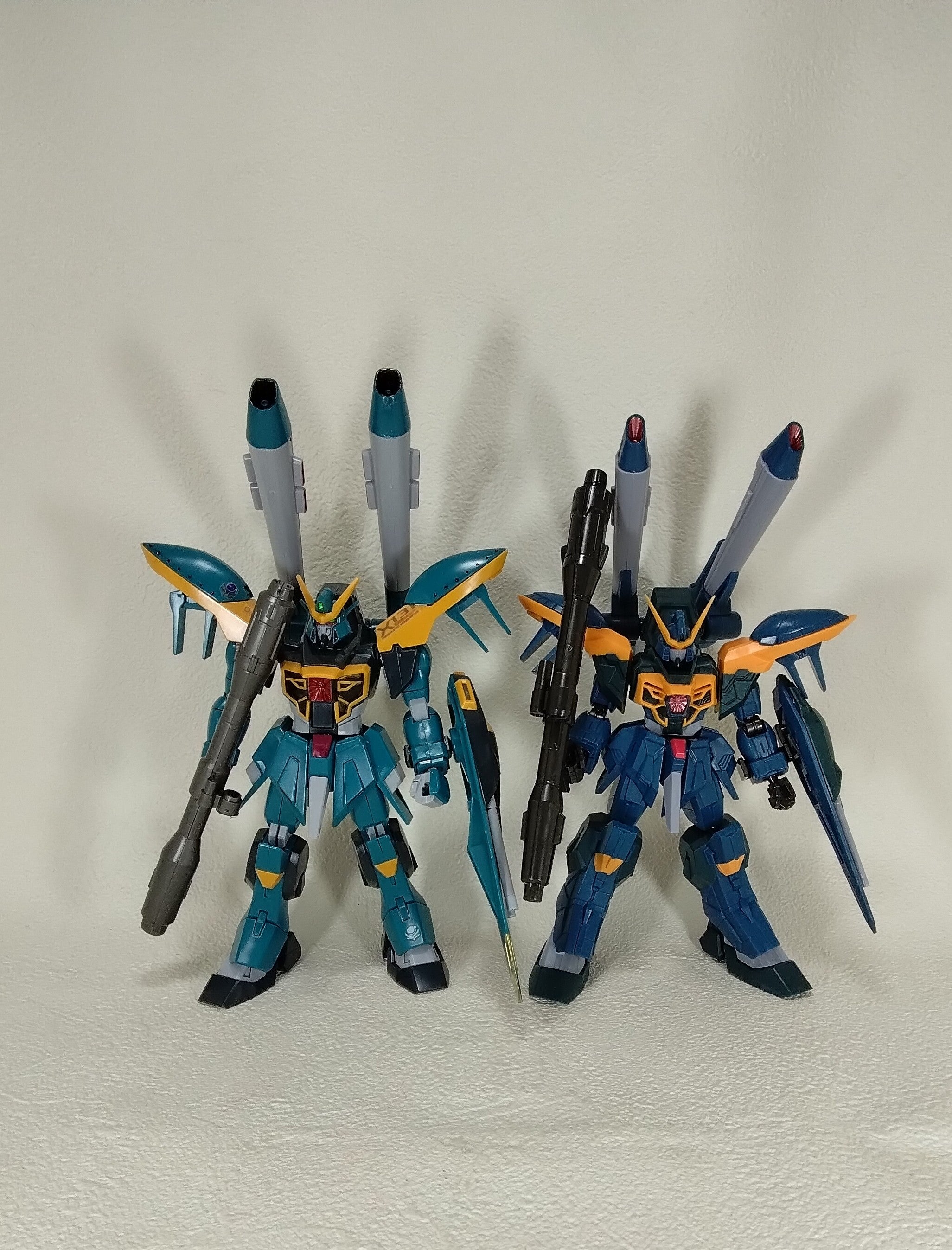 ガンダムSEED GフレームFA 悪の三兵器セットをガンプラと比較してみた