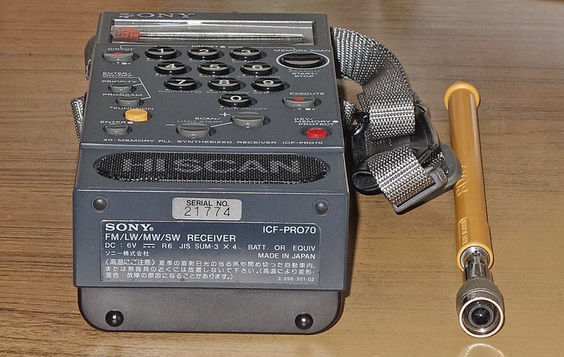 久々のICF-PRO70 | じんけいの修理日記