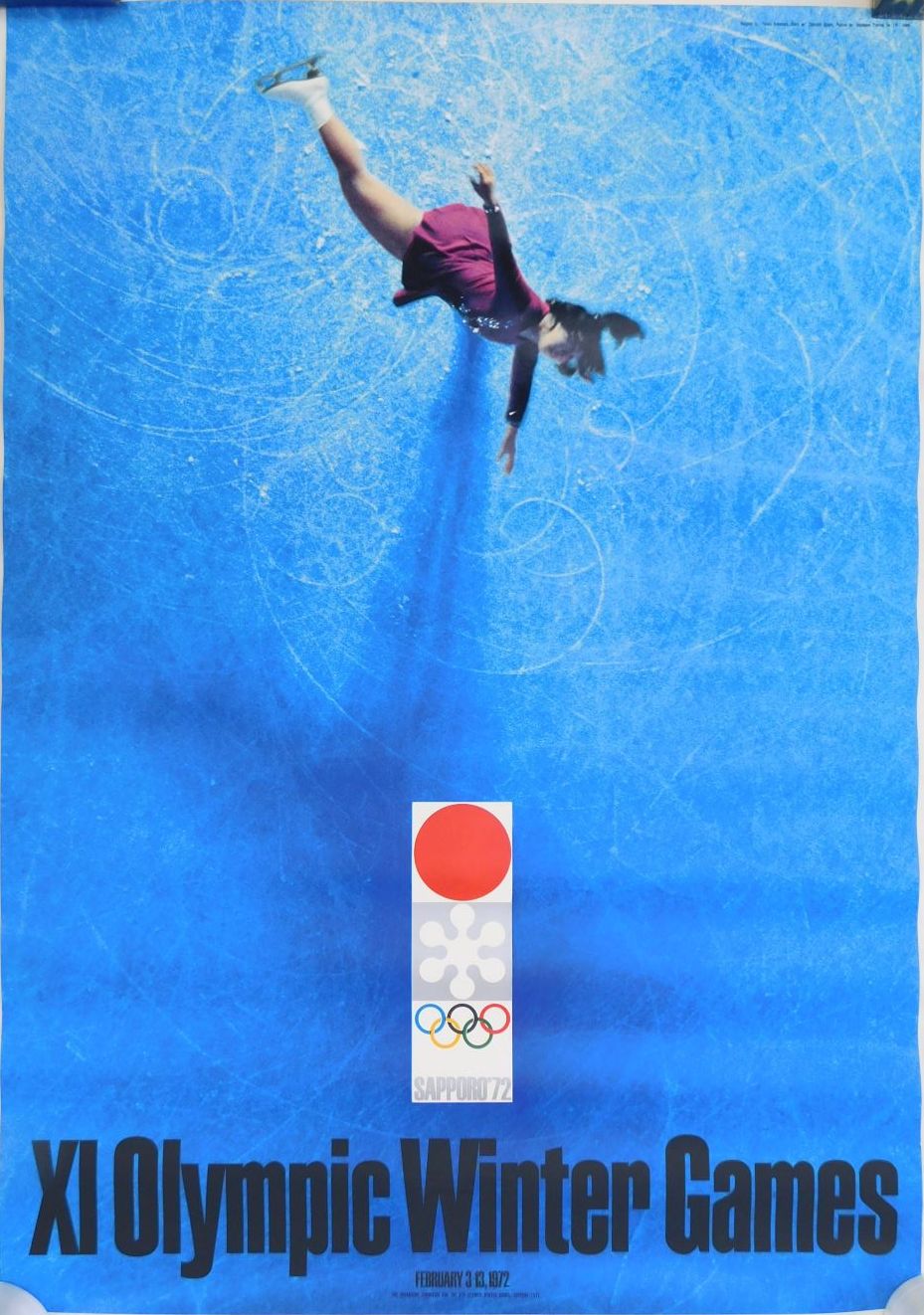 1972年 札幌冬季オリンピック 公式 ポスター 4枚セット 1972年札幌
