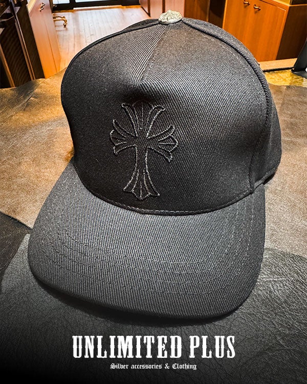 クロムハーツ キャップ ベースボール デニム CH クロス ブラック！残り