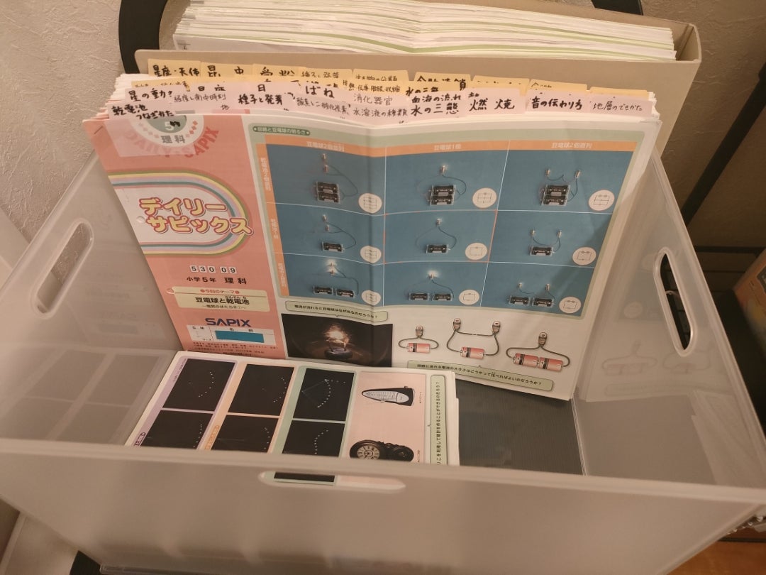 SAPIX5年生~教材の破棄タイミング | お金をかけず家庭学習でどこまで
