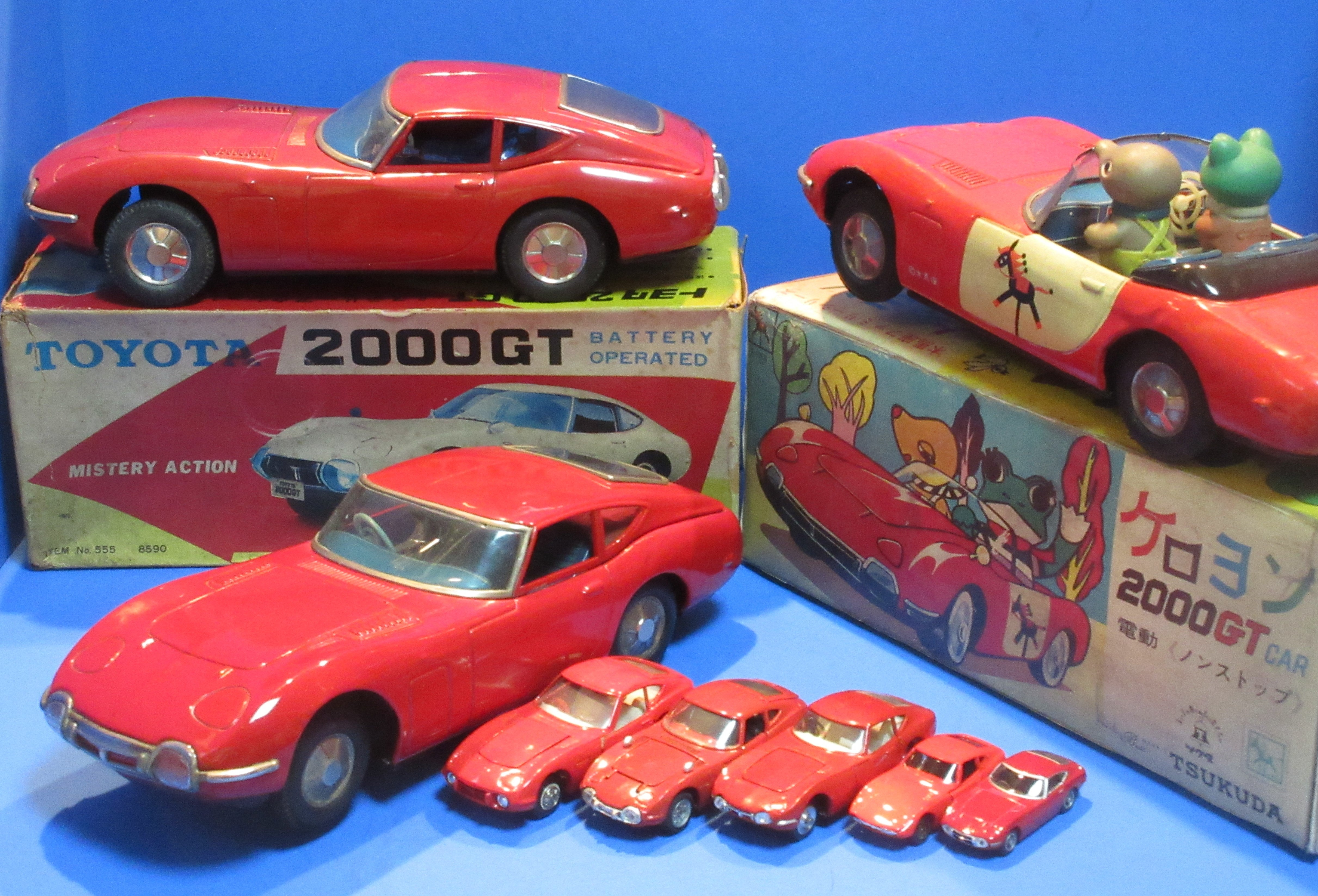 ☆1967年米澤玩具トヨタ2000GTケロヨン幻のエスハチ ～ブリキ自動車