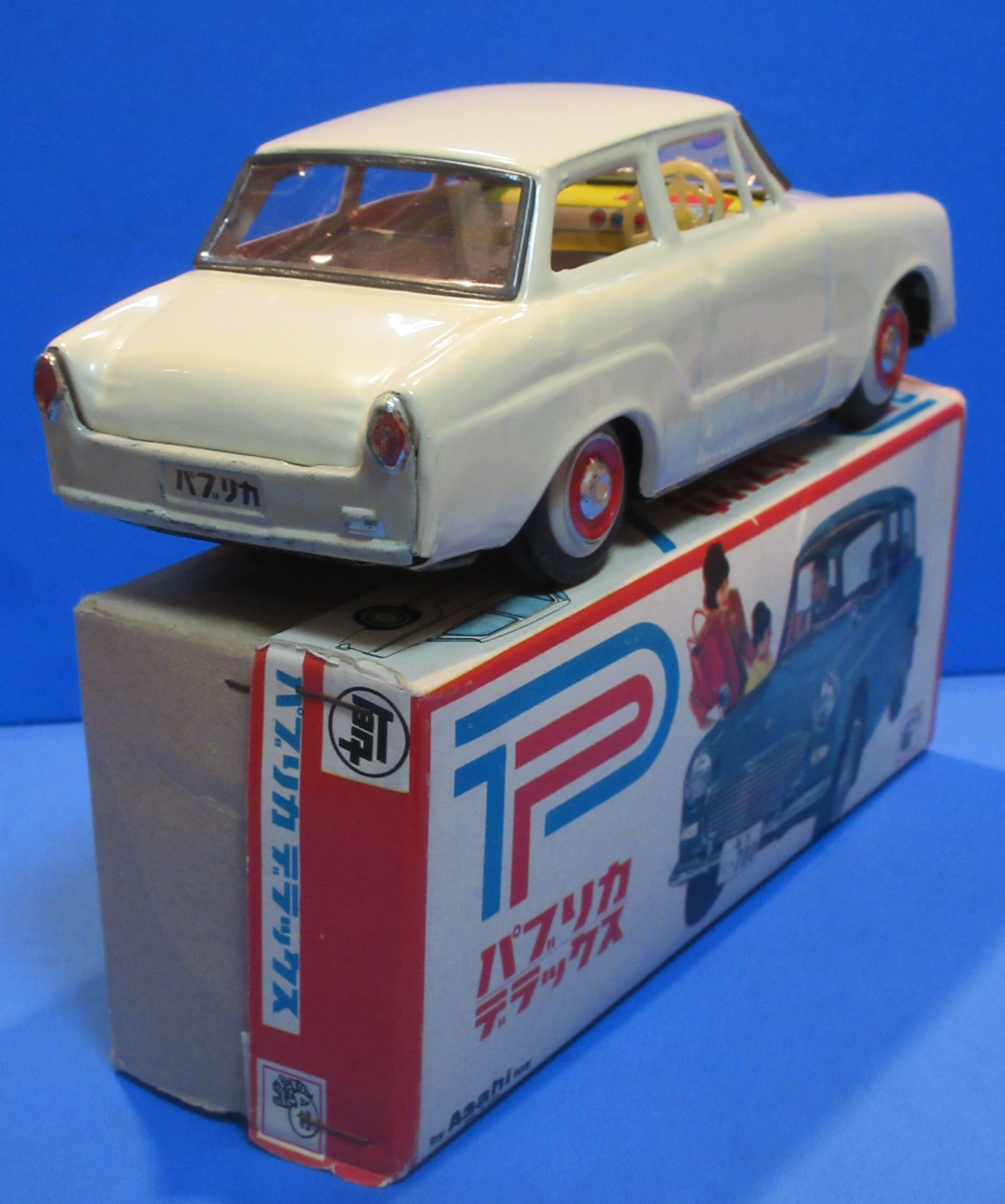 ☆1961年旭玩具トヨタパブリカUP10 ヤフオク出品モデル～ブリキ自動車