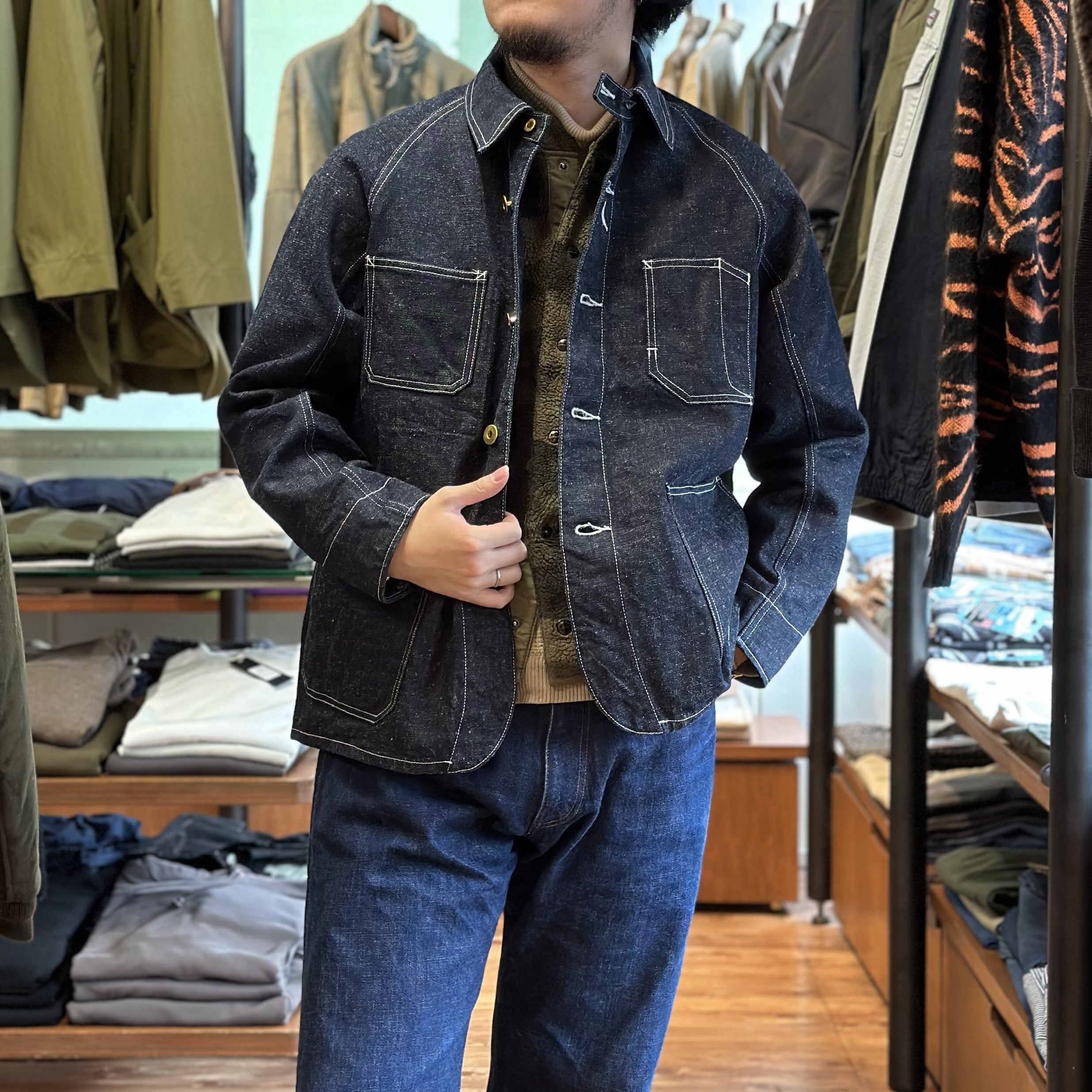 FOB FACTORY】スタッフ愛用中のデニムカバーオールが再入荷！(並木坂