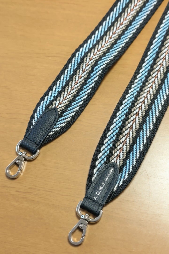 A.D.M.J. ショルダーストラップ（シッコク/ブラック/シルバー