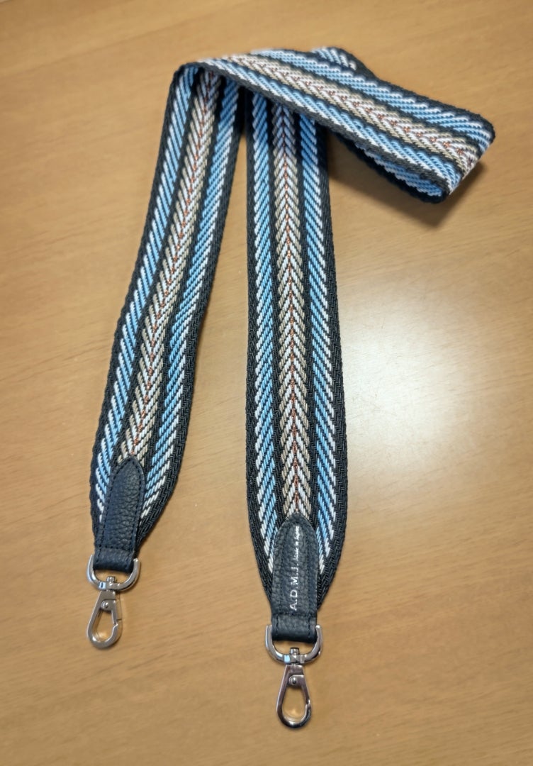 A.D.M.J. ショルダーストラップ（シッコク/ブラック/シルバー