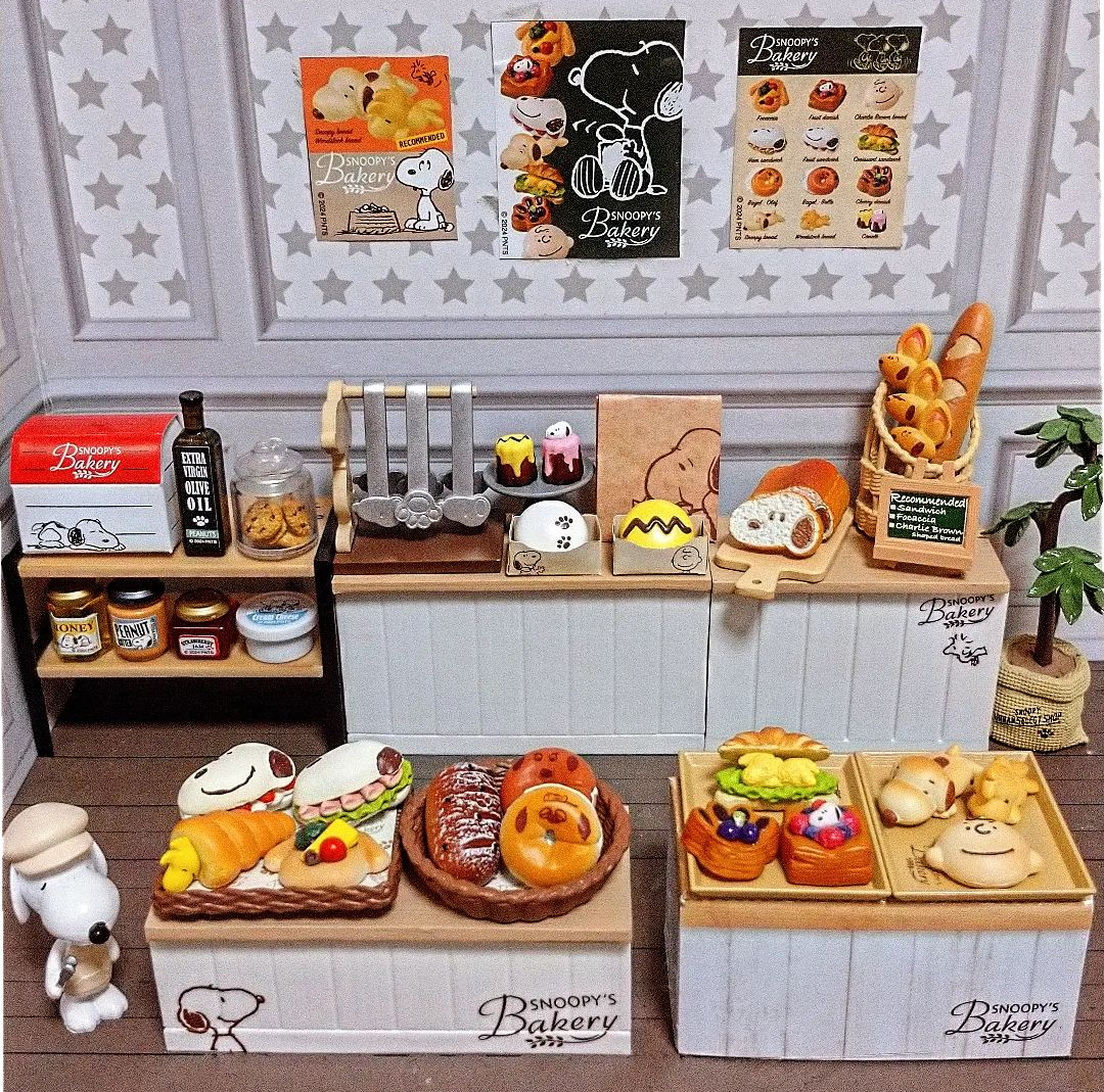 リーメントのスヌーピーベーカリー開封♡ | 愛のぷちサンプルシリーズ