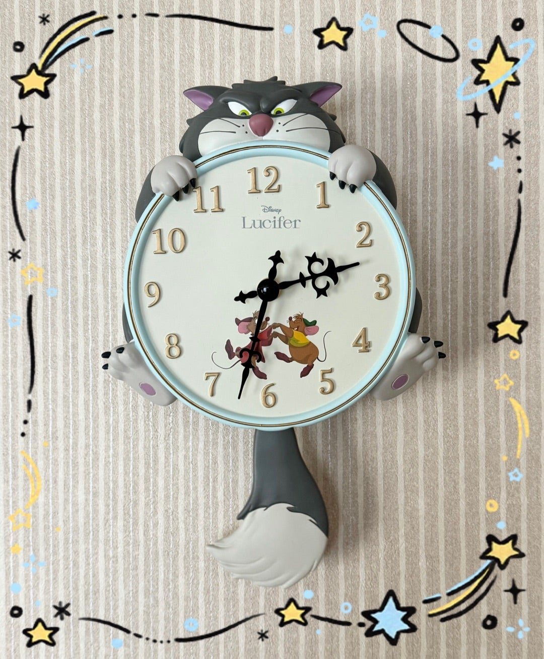 飾りました♡ルシファー壁時計 | ♡むぎブログ♡