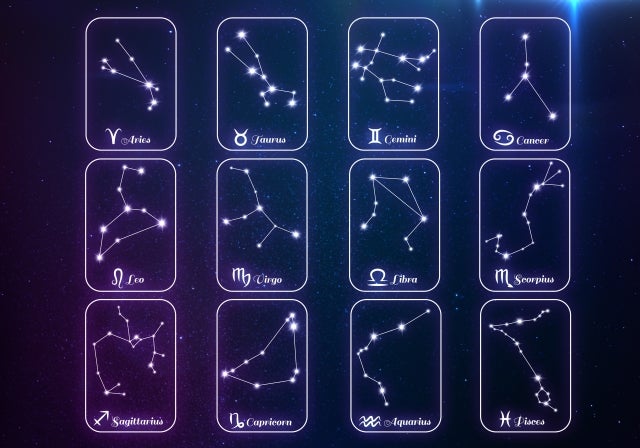 聖闘士星矢 十二宮星座一覧図カレンダータペストリー