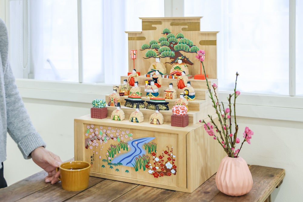 ☆すべてが木箱に収まる雛人形♪(奈良一刀彫) | インテリアと暮らしの