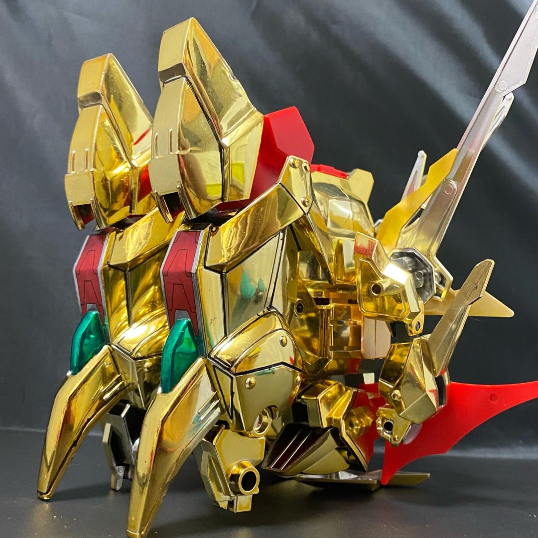 BB戦士 No.147 機動武神天鎧王 ゴールドメッキver. リペア その弐