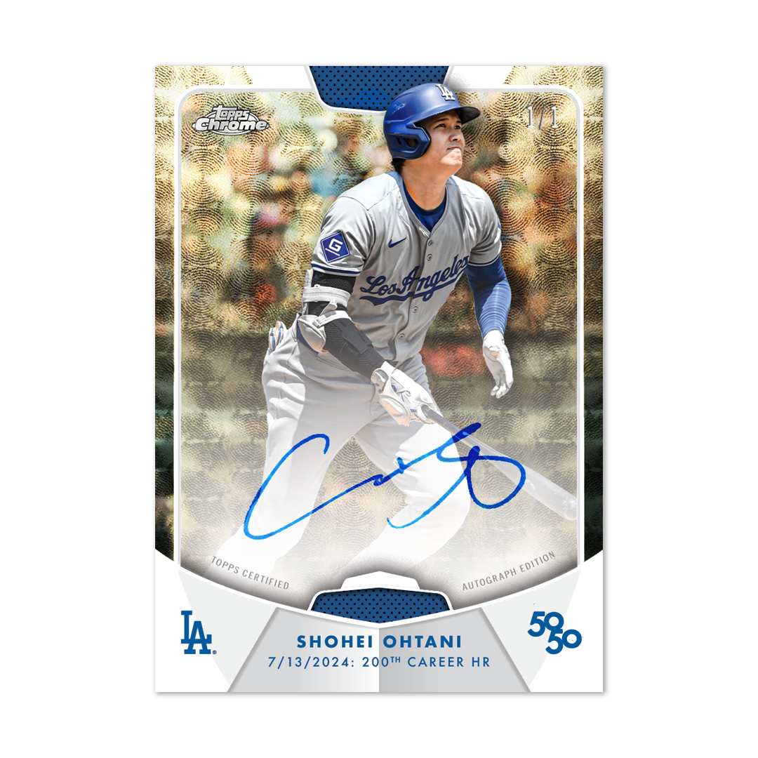 期間限定販売】大谷翔平 50-50 達成記念 限定トレカBox 発売中