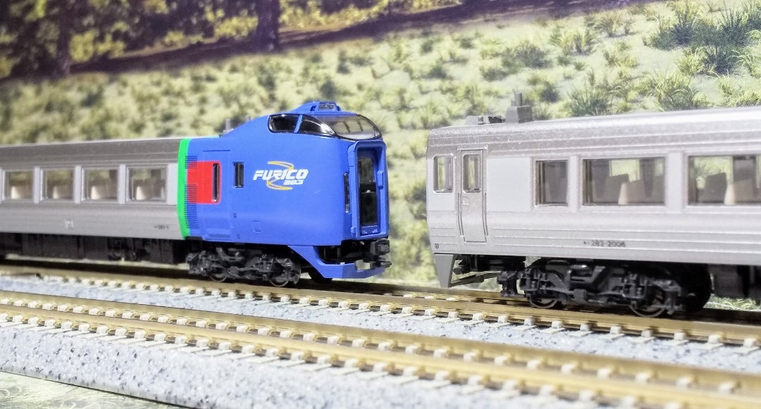 KATO キハ283系「スーパーおおぞら」4両増結セット 入線‼️(品番10-477