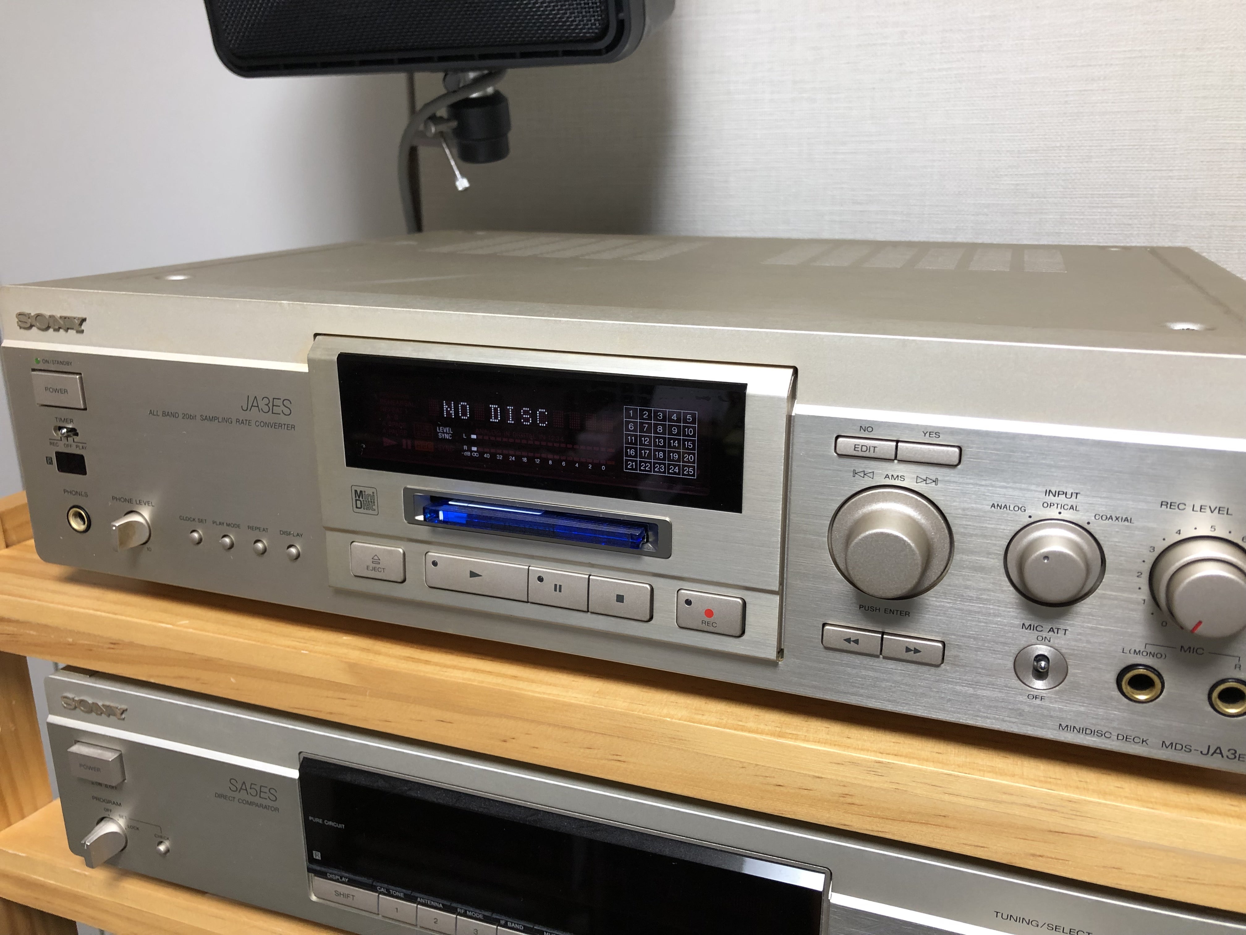 ソニー MDデッキ MDS-JA3ES 修理 | actonlaneのブログ