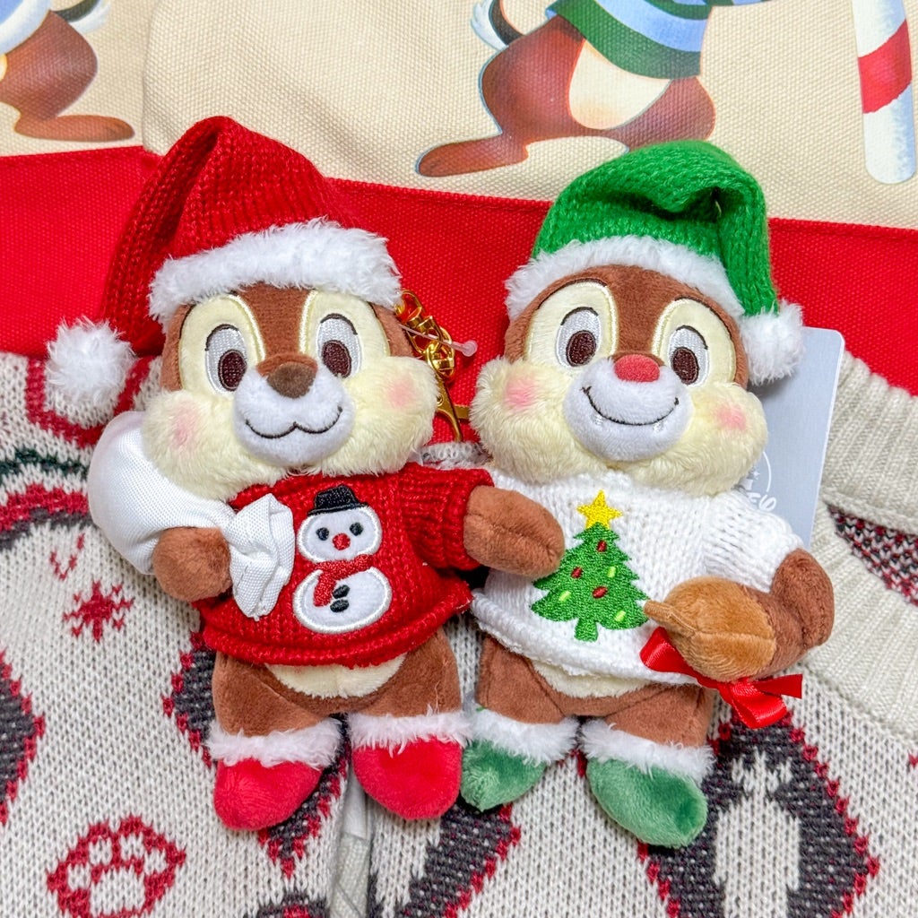 チップとデール サンタぬいぐるみ 2004年 【公式通販】